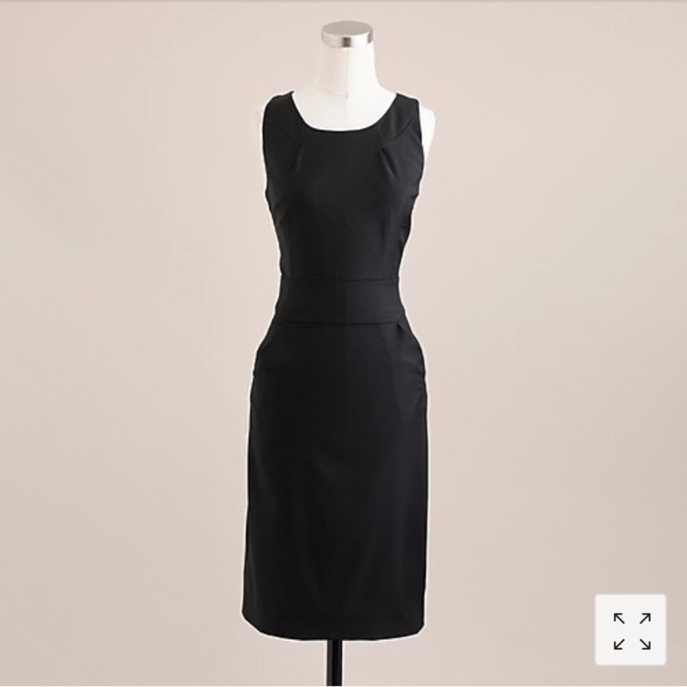 J.Crew Super 120s Structured Dress